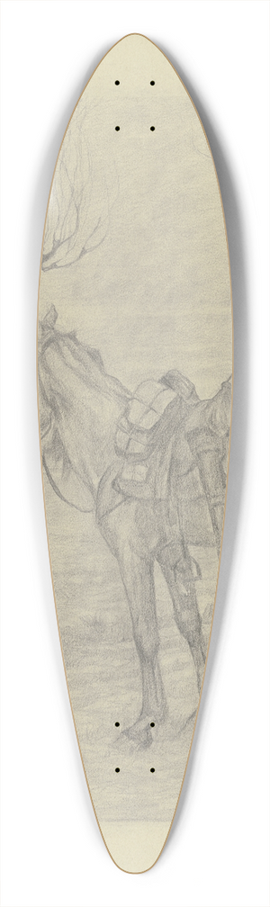 Adolf Jansen - Outpost 39.3 inch art pintail longboard deck