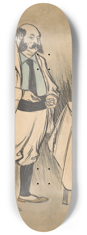 Jan de Waardt - [Die zaait] Zal oogsten 8.25 inch art skate deck