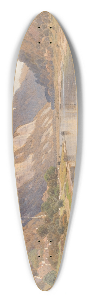 Adolf Noether - Stadt Wehlen an der Elbe, Schsische Schweiz 39.3 inch art pintail longboard deck