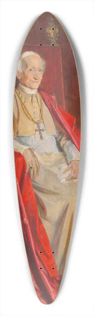 Adolf Pirsch - Papst Leo XIII. 39.3 inch art pintail longboard deck
