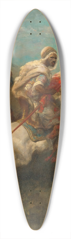 Adolf Schreyer - Two scouts on horseback 39.3 inch art pintail longboard deck