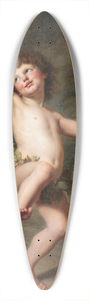 Adolf Ulrik Wertmller - Cupid As Bacchus 39.3 inch art pintail longboard deck