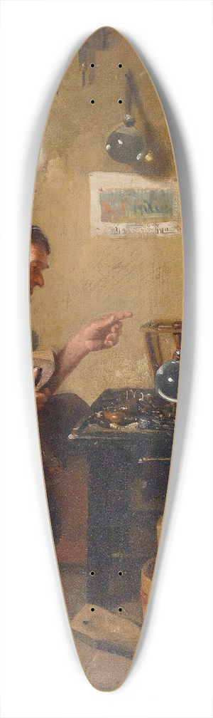 Adolf Werner - Beim Schuster 39.3 inch art pintail longboard deck