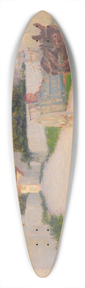 Adolphe Binet - Temps clair 39.3 inch art pintail longboard deck