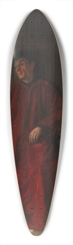Adolphe Charles Edouard Steinheil - Judge in Red Robe 39.3 inch art pintail longboard deck