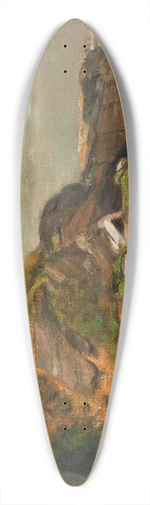 Adolphe Lalyre - The View from the Top 39.3 inch art pintail longboard deck