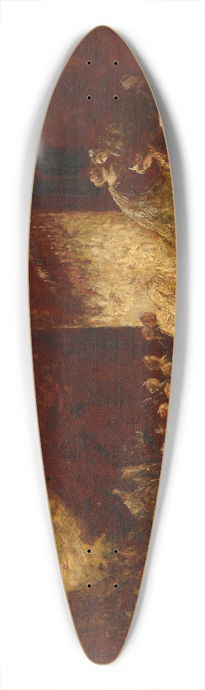 Adolphe Monticelli - Fte dAprs-Midi 39.3 inch art pintail longboard deck