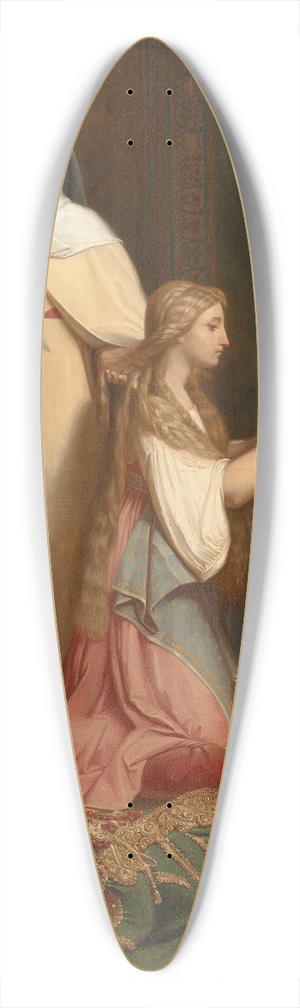 Adolphe Roger - Une prise de voile 39.3 inch art pintail longboard deck