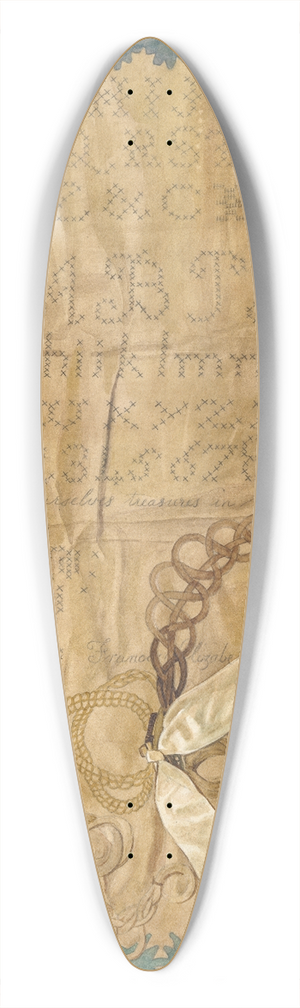 Adolph Opstad - Sampler 39.3 inch art pintail longboard deck