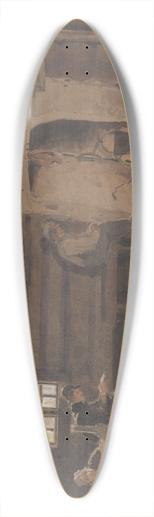 Adolph Tidemand - Bondestue, Ringnes 39.3 inch art pintail longboard deck