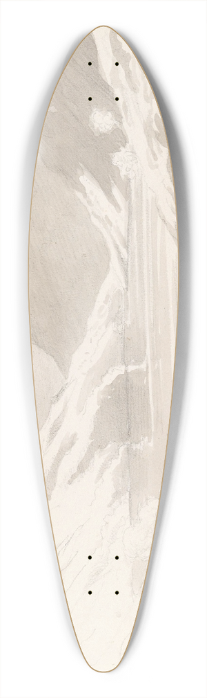 Adolph Tidemand - Bvertun 39.3 inch art pintail longboard deck