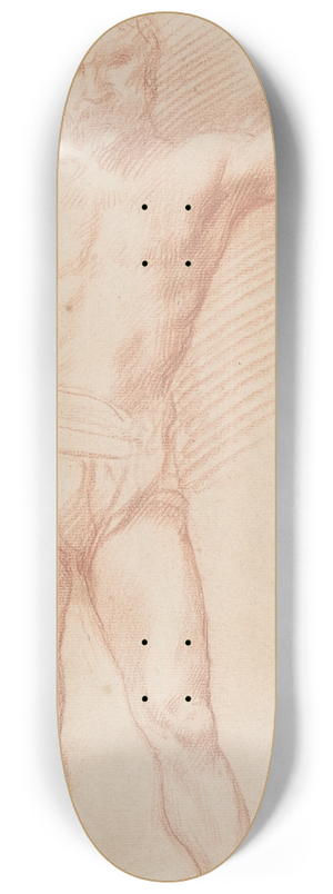 Alphonse Legros - Study of a Figure 8.25 inch art skate deck
