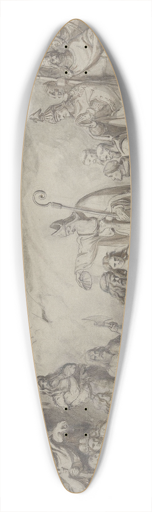 Adolph Tidemand - Dale Gudbrands dp 39.3 inch art pintail longboard deck