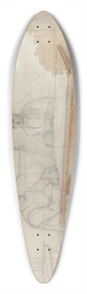 Adolph Tidemand - De ensomme gamle 39.3 inch art pintail longboard deck