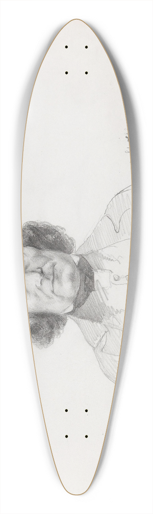 Adolph Tidemand - Eirik Skore, Viky 39.3 inch art pintail longboard deck