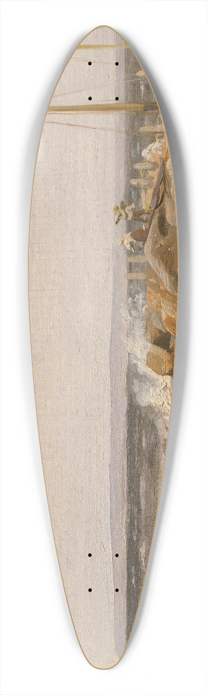 Adolph Tidemand - From Kullen in Sweden 39.3 inch art pintail longboard deck