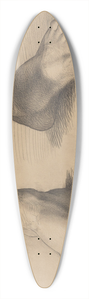 Adolph Tidemand - Ftter 39.3 inch art pintail longboard deck