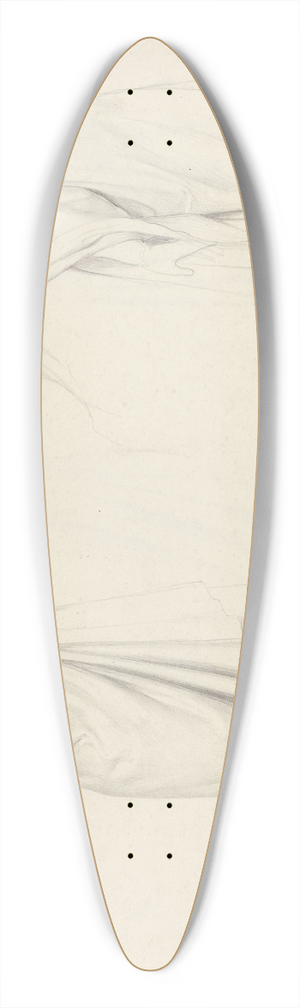Adolph Tidemand - Gevantstudier 39.3 inch art pintail longboard deck