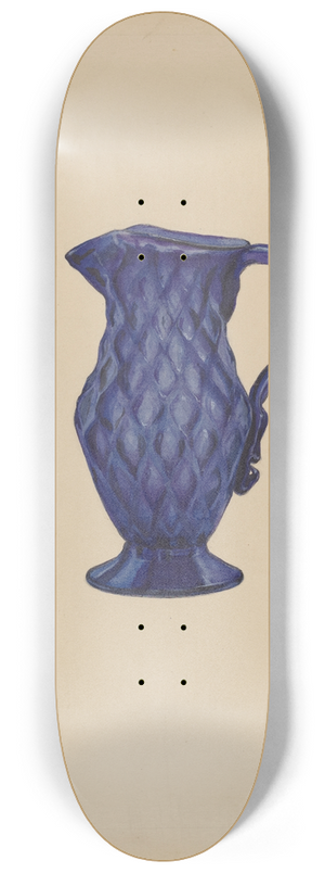 Janet Riza - Cream Pitcher 8.25 inch art skate deck