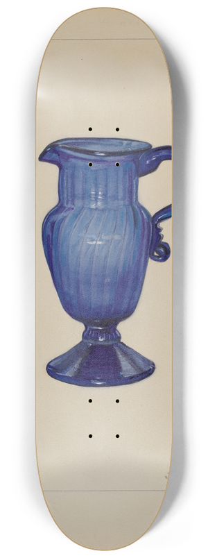 Janet Riza - Cream Pitcher 8.25 inch art skate deck