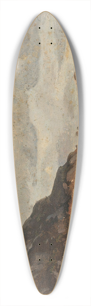 Adolph Tidemand - Landscape Study 39.3 inch art pintail longboard deck