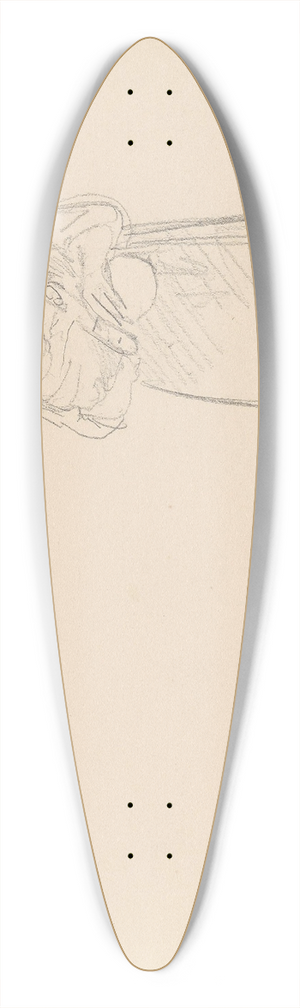 Adolph Tidemand - Mannshode; kvinne med barn 39.3 inch art pintail longboard deck