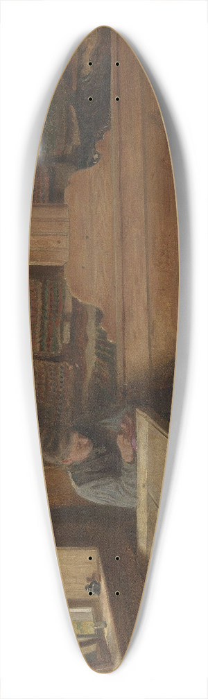 Adolph Tidemand - Old Storeroom in Viky 39.3 inch art pintail longboard deck