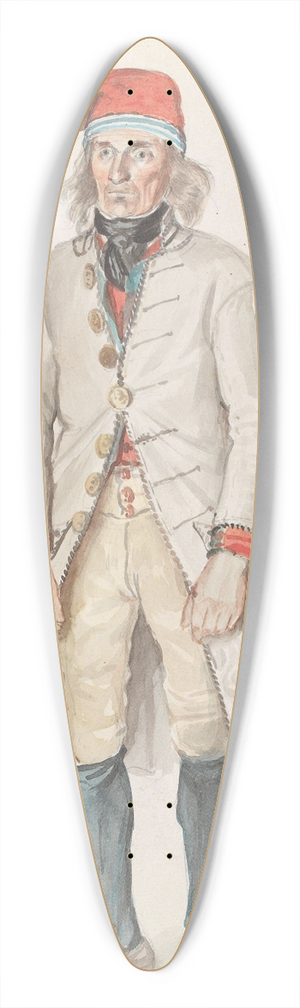Adolph Tidemand - Ole Andersen Stamstad 39.3 inch art pintail longboard deck