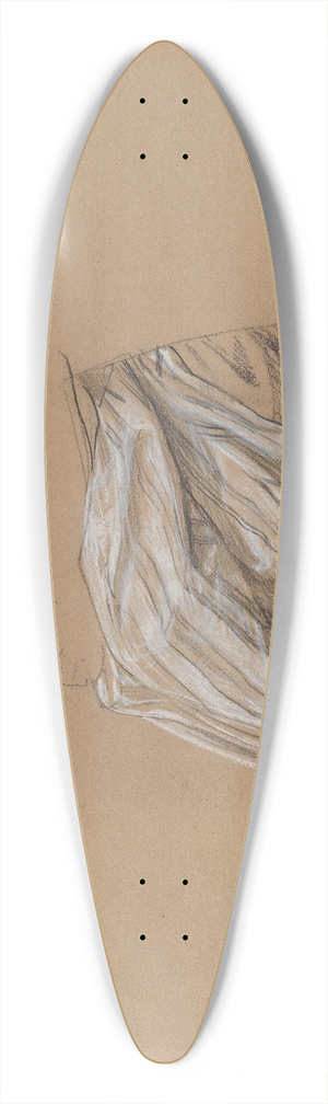 Adolph Tidemand - Studie av stakk 39.3 inch art pintail longboard deck