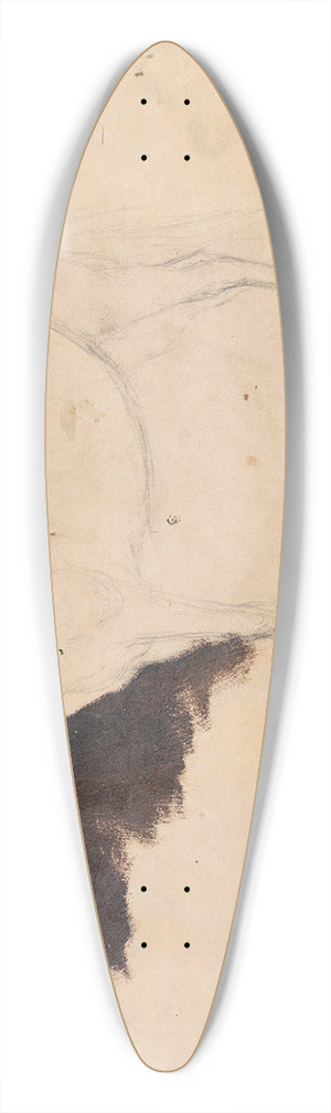 Adolph Tidemand - Study of a Horse 39.3 inch art pintail longboard deck