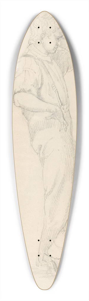 Adolph Tidemand - Ung mann 39.3 inch art pintail longboard deck