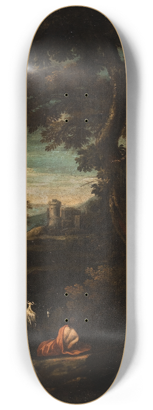 Jan Frans Van Bloemen - Landscape 8.25 inch art skate deck