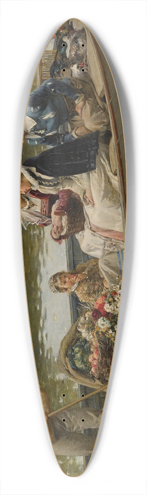Adrien Moreau - Return from market 39.3 inch art pintail longboard deck