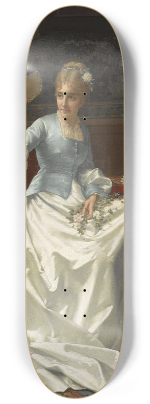 Jan Frederik Pieter Portielje - A beauty in an interior 8.25 inch art skate deck