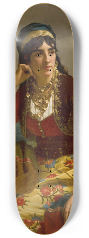 Jan Frederik Pieter Portielje - An Eastern European Beauty 8.25 inch art skate deck