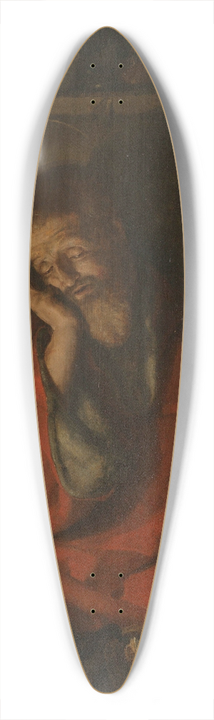Aertgen Claesz van Leyden - Saint Jerome in his Study by Candlelight 39.3 inch art pintail longboard deck