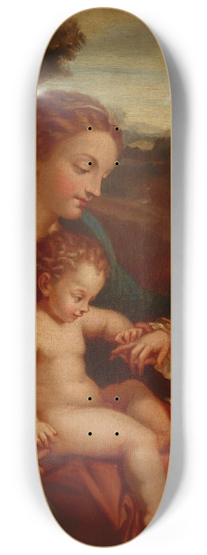 Jan Gauszkiewicz - Mystic Marriage of Saint Catherine with Saint Sebastian 8.25 inch art skate deck
