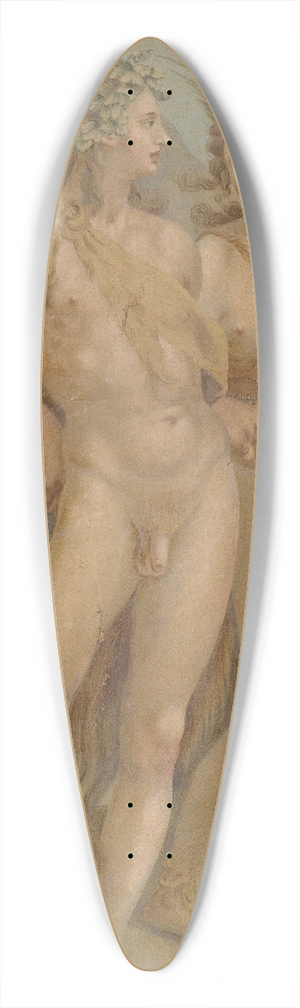 After Bartholomaeus Spranger - Ceres And Bacchus 39.3 inch art pintail longboard deck