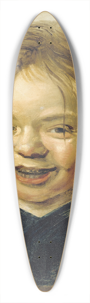 After Frans Hals - Laughing Boy 39.3 inch art pintail longboard deck