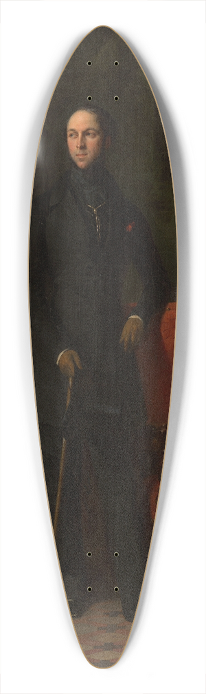 Aime Brune-Pags - Portrait de Louis-Antoine Garnier-Pags (1803-1878) 39.3 inch art pintail longboard deck