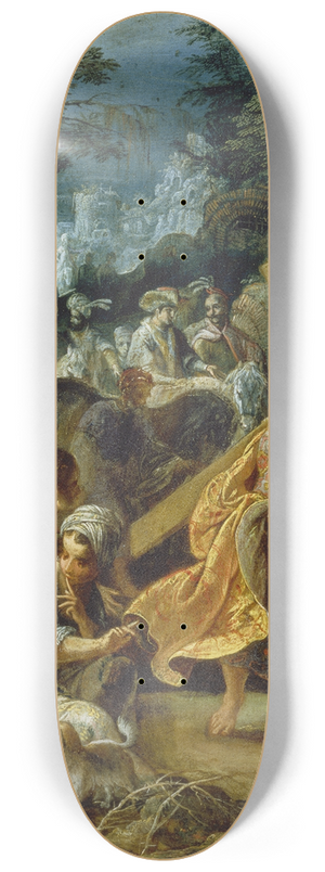 Adam Elsheimer - Emperor Heraclius Entry into Jerusalem 8.25 inch art skate deck