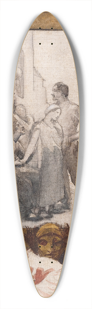 Albert Besnard - LEt 39.3 inch art pintail longboard deck