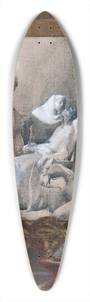 Albert Besnard - LHiver 39.3 inch art pintail longboard deck