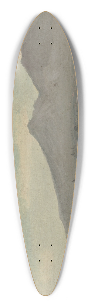 Albert Bierstadt - Vesuvius 39.3 inch art pintail longboard deck
