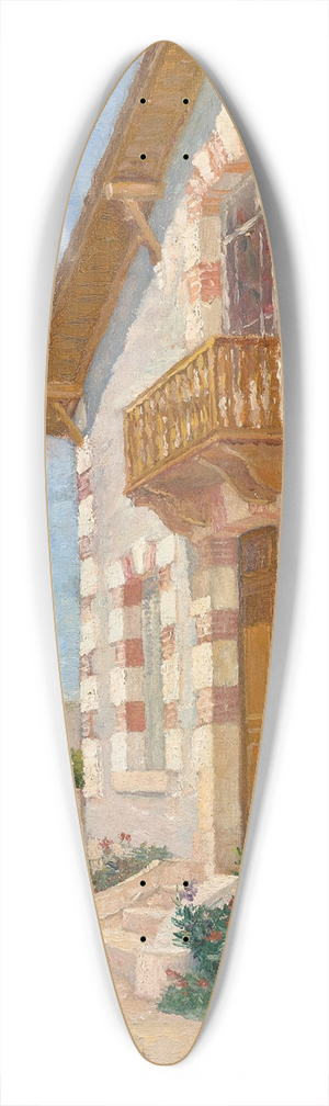 Albert Dubois-Pillet - Maison de M.B.  Seur 39.3 inch art pintail longboard deck