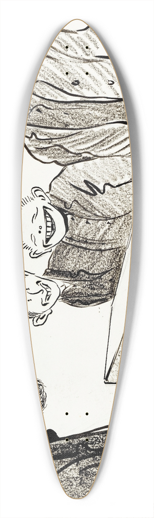 Albert Engstrm - At Elementary School 39.3 inch art pintail longboard deck