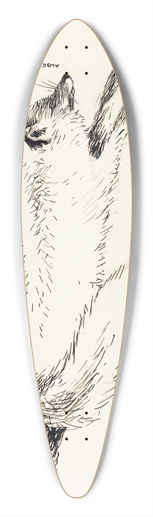 Albert Engstrm - Eager for the Hunt 39.3 inch art pintail longboard deck
