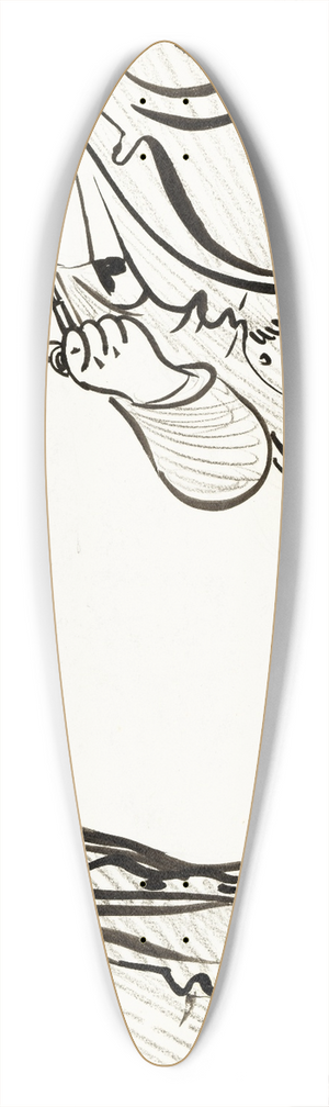 Albert Engstrm - Master to His New Labourer 39.3 inch art pintail longboard deck