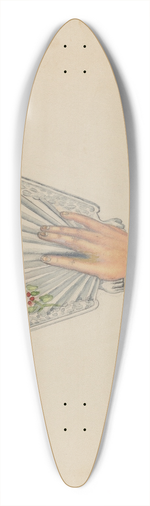 Albert Eyth - Match Holder 39.3 inch art pintail longboard deck