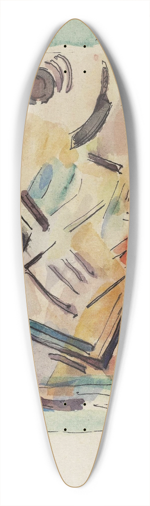 Albert Gleizes - COMPOSITION 39.3 inch art pintail longboard deck